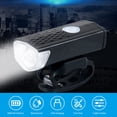 thumbnail image 2 of USB Rechargeable Bike Tail Light and Cycle Head Light Front Light Set 3 Light Modes 300lm Waterproof LED Bicycle Light for Mountain & Road Bike, 2 of 8