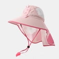 thumbnail image 2 of lnmuld Kids UPF 50+ Sun Hat Wide Brim Neck Cover Breathable Summer Outdoor Play Beach Hat for Boys Girls Size:One Size, 2 of 4