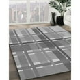 thumbnail image 3 of Ahgly Company Tapis d'Intérieur Lavable en Machine Carré Gris Fumé, 6 Pieds Carré, 3 of 7