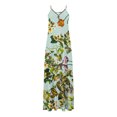 thumbnail image 5 of SMihono Robe d'Été Bohème pour Femmes Grande Taille Robes d'Été Décontractées Boho Imprimé Cerceau Robe Longue Maxi de Plage avec Poches, 5 of 5