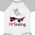 thumbnail image 4 of Inktastic Girls I Heart Skating Girls Baby Bodysuit, 4 of 5