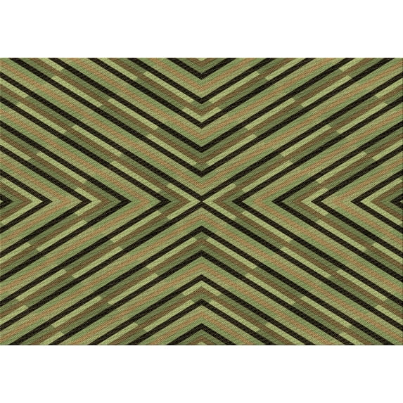 Ahgly Company Indoor Rectangle Patterned Milk Chocolate Brown Area Rugs, 8' x 10'