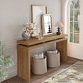 thumbnail image 6 of MDQMD 60'' Extra-Long Farmhouse Console Table for Entryway,Brown Narrow Sofa Table for Living Room,Hallway, 6 of 6