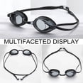 thumbnail image 3 of Gafas de natación de carreras Gafas de natación de silicona impermeables y antivaho para hombres y mujeres, 3 of 5