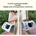 thumbnail image 5 of GvuoFny Foldable Cat Carrier Backpack, Airline Approved, Breathable Mesh Window Pet Travel Bag for Small Cats Dogs up to 15 lbs, 5 of 7