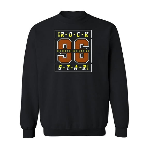 Rockstar 96 Sweatshirt Men - Men Sweatshirt, Black, 5XL