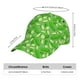 thumbnail image 2 of Fotbe Green Cucumber Gorro Clásico de Béisbol, Gorra Ajustable con Broche Snapback, Gorro de Exterior de Algodón Suave, 2 of 6