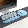 thumbnail image 2 of Gaming Mouse Pad Wrist Rest, Ergonomic Cloud Wrist Rest Mousepad With Gel, 2 of 4