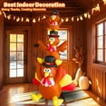 thumbnail image 3 of PTS 6FT Inflatable Turkey Tower Outdoor Decoration, Thanksgiving Blow Up Yard Decorations, 3 of 5