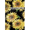 thumbnail image 5 of Pack of 2 Outdoor Pillow Covers, Farm Vintage Floral Abstract Sunflowers Black Waterproof Square Throw Pillowcase Cushion Decorative Pillow Covers for Couch Patio Tent, 16x16 in, 5 of 6