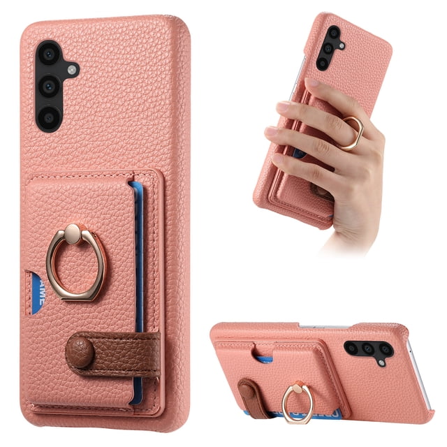 Compatible con iPhone 12 Pro, Funda GANGXUN con soporte magnético y tarjetero