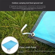 Vobzolite Aluminium Tent Stakes Lightweight Camping Stakes Pegs With Curved Hooks 8 Pcs