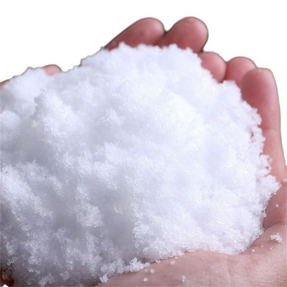 Artificial Snow Powder Winter Village Display 10.6 oz Instant Fake Snow Holiday Decor Sensory Plays Non-Toxic