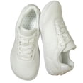 thumbnail image 4 of EKVAHL Women's Orthopedic Barefoot Sneakers, Breathable Mesh Lace Up Trainers, Arch Support Zero Drop Wide Width Hiking Daily Walking Tennis Shoes White, 4 of 5