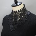 thumbnail image 3 of Collar falso para mujer, cuello falso desmontable, para niñas, ideal para disfraces de boda. Negro, 3 of 6