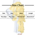 thumbnail image 4 of Dianli Skirt Skorts Women Solid Color Highlight Mesh Half Skirt Sheer Sparkle Overlay High Waist Pull On Dance Performance Stage Costume Festival Party Skirts, 4 of 6