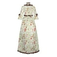 thumbnail image 3 of Femmes Vintage Robes Classiques Cou Carré Cour Robe de Soirée Vintage Robe Cosplay Robes de Retour, 3 of 5