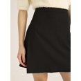 thumbnail image 3 of Scoop Women’s Pleated Drape Mini Skirt, Sizes XS-XXL, 3 of 4