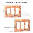 thumbnail image 3 of Cute Duck Surfing Switch Cover Decorative Wall Plate 3-Gang Screwless Standard Size, 3 of 5