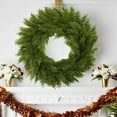 thumbnail image 5 of HBBKVI 20in Christmas Wreath Artificial Pine Door Decor Christmas Wreath Simulated Wreath Door Window Wall Decoration Wreath. Indoor and Outdoor Christmas Decorations, 5 of 6