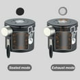 thumbnail image 6 of Coffee Canister with Airtight Lids, 18oz Stainless Steel Kitchen Food Storage Container for Coffee Beans, Grounds, Sugar, Flour, Tea, with Scoop and Date Tracker, Coffee Bar Decor Accessories, 6 of 7