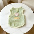 thumbnail image 5 of Breathable Mesh Dog Vest with D-Ring, Summer Cool Pet Clothes for Small Dogs & Cats, Lightweight Sleeveless Puppy Shirt with Cute Bear Print, Quick Dry Pet Harness Top for Yorkie, Chihuahua, 5 of 6
