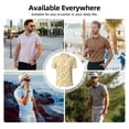 thumbnail image 5 of Rateoe Shiba Inu Dog Pattern Men's Short Sleeve Polo Shirts, Golf Polo Shirts Short Sleeve Performance Moisture Wicking Dry-Small, 5 of 6