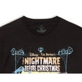 thumbnail image 5 of Disney The Nightmare Before Christmas Men's The Pumpkin King Poster Jack Skellington T-Shirt, 5 of 7