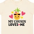 thumbnail image 4 of Inktastic My Cousin Loves Me Pineapple Girls Toddler T-Shirt, 4 of 5