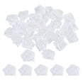 thumbnail image 1 of Unique Bargains Mini Satin Ribbon Roses Tiny Fabric Flowers Embellishments Rosettes Applique White 30 Pcs, 1 of 5