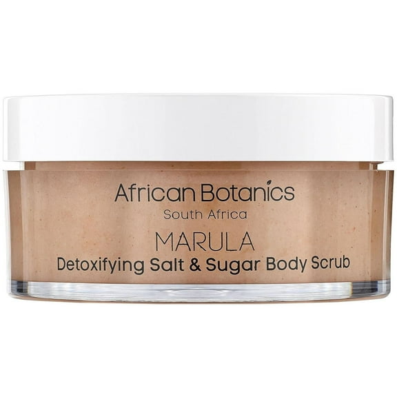 African Botanics Marula Detoxifying Salt & Sugar Body Scrub 6.76 oz