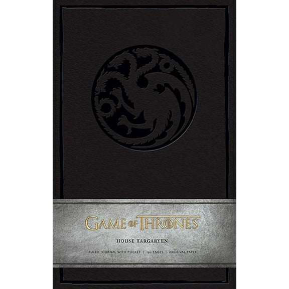Game of Thrones: House Targaryen Hardcover Ruled Journal (Hardcover)