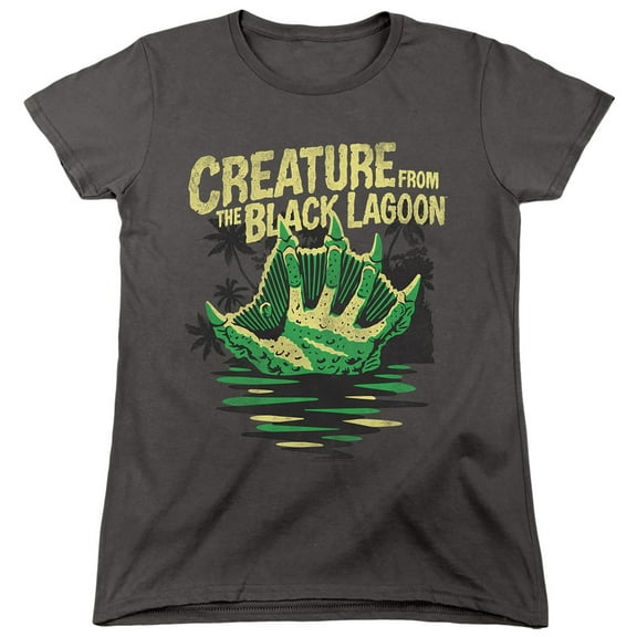 Universal Monsters Creature Breacher S/S Women's T-Shirt Charcoal