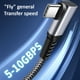 thumbnail image 5 of Cable De Enlace Cable de transferencia de datos PD100W carga rápida USB3.1 Gen2 510gbps Likrtyny Para estrenar, 5 of 9