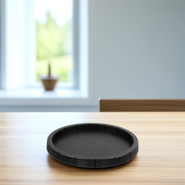 BESTYASH Reptile Food Bowl Negro Compacto Plástico Para Terrarios Y Alimentación De Pequeñas Mascotas