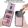 thumbnail image 3 of Magnetic Wallet Case for iPhone 14 Pro Max -Compatible with Magsafe-with Detachable Card Holder for Phone case Kickstand,Shockproof and Durable Phone Cover for iPhone 14 Pro Max(Pink), 3 of 16