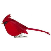 The Bridge Collection - 4 Inch Red Cardinal Clip on Bird