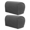 thumbnail image 3 of 2 Sets of Sofa Armrest Covers, Armrest Pads for Sofa Arm Couch . Adjustable Grey, 3 of 9