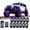 12 Pods, variant on Rock Lights Kit with APP/RF Remote Control Music Mode, Underglow Lights Multi Zone Neon Underbody Light Multi Color 12V for UTV ATV Golf Cart Offroad