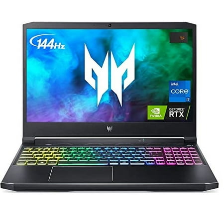 acer Newest Flagship Predator Helios Gaming Laptop: 15.6" FHD 144Hz 3ms IPS Display, Intel Gaming 8-Core i7-11800H, 64GB RAM, 1TB SSD, 6GB Gefore RTX 3060, Killer WiFi 6, RGB Keyboard, Win10H, TF