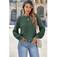 thumbnail image 1 of FOLUNSI Stylish Green Lace Pullover - Versatile & Flattering!, 1 of 8