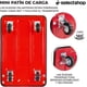 thumbnail image 3 of Carro Patin Diablito con Ruedas Giratorias Plataforma De Carga Plana Plegable Carrito Manual de Empuje Carga hasta 150 Kg (Rojo), 3 of 5