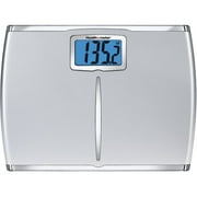 Healthometer Silver Metallic Weight Tracking Bath Scale with Split-Mat Platform
