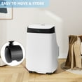 thumbnail image 2 of Festisoul 10,000 BTU Portable Air Conditioner Up 450 Sq.Ft, 3-In-1 Free-Standing Cooling AC Unit with Dehumidifier/Fan, Remote Control, Quiet Sleep Mode, 24H Timer, 2 of 10