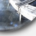 thumbnail image 3 of Designart 'Dark Blue Sky and Large Pier ' Modern wall clock, 3 of 6