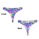 thumbnail image 3 of Fotbe Disco Roller Skates Tanga Sin Costuras para Mujer con Estampado – Panties Invisibles, Transpirables y Cómodos para Uso Diario-3X-Large, 3 of 6