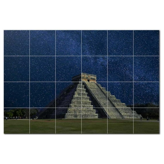 Monument Ceramic Tile Mural Kitchen Backsplash Bathroom Shower, 400934-L64