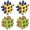 Color A 2PCS & Color B 2PCS, variant on Sneaker for Dogs Intelligence Toy for Dogs Dog Toy Portable Cube Toy Dog Sneaker Toy for Small Medium Dog Pet, Color B 1PC