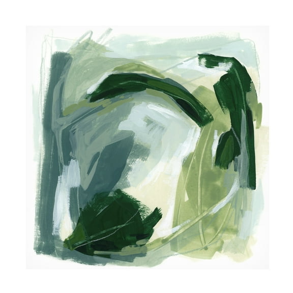 June Erica Vess 'Emerald Spin II' Canvas Art