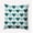 Teal Apetite, variant on 20"x20" Simply Daisy Valentines Alternating Hearts Poly Accent Pillow, Teal Qty 1